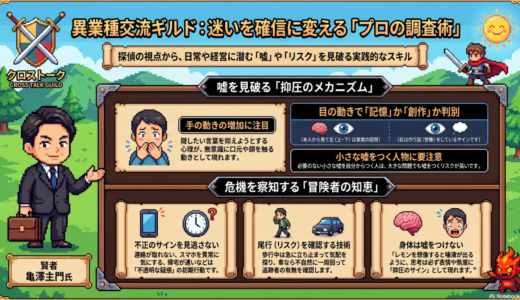 【第83回】亀澤主門さん ＼ 真実を掴む素行調査の活用時期 ／ 〜 迷いを確信に変えるプロの視点 〜