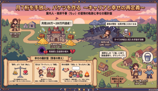 【第102回】根岸 千春 さん＼月7桁を手放しバケツを作る／〜キャリアと幸せの再定義〜